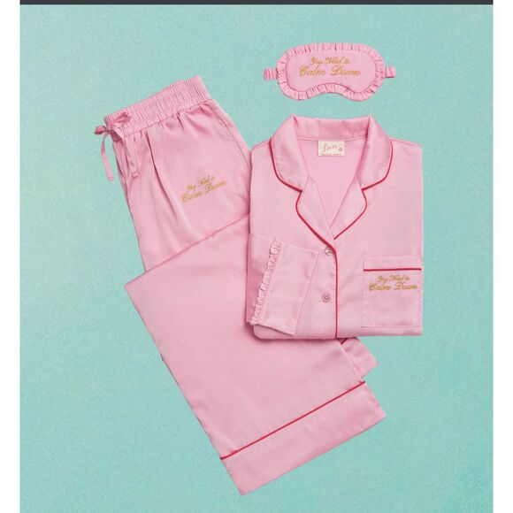 Taylor Swift - YOU NEED TO CALM DOWN PAJAMA SET AND EYE MASK- Small